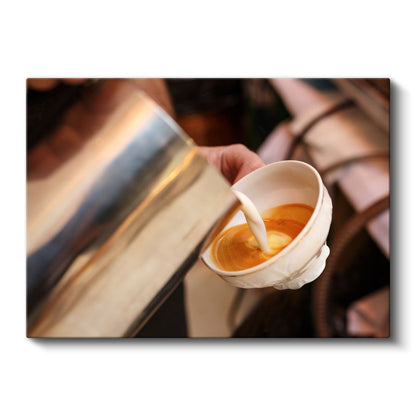 Barista - Latte Art Hazırlama Sanatı Kanvas Tablo