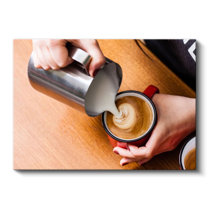 Barista - İleri Seviye Latte Art Teknikleri Kanvas Tablo