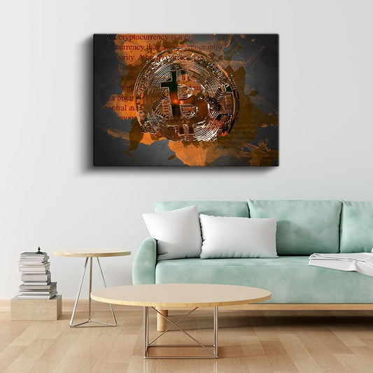 Ekonomist - Dijital Para Dönüşümü Kanvas Tablo