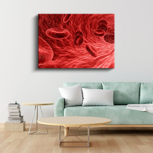 Hematoloji Uzmanı - Kan Hücreleri İncelemesi Kanvas Tablo