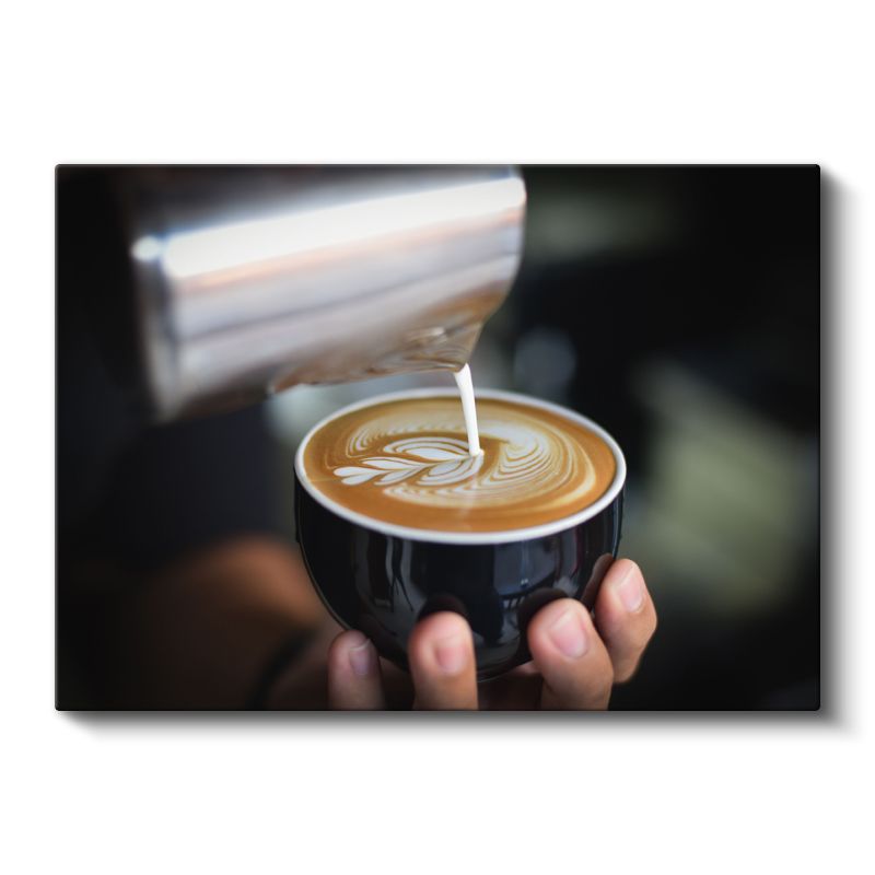 Barista - Dekoratif Latte Art ve Profesyonel Kahve Sunumu Kanvas Tablo