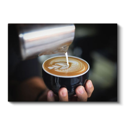 Barista - Dekoratif Latte Art ve Profesyonel Kahve Sunumu Kanvas Tablo