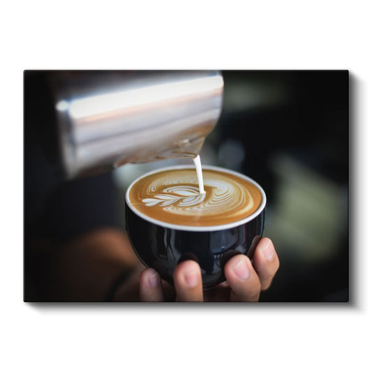Barista - Dekoratif Latte Art ve Profesyonel Kahve Sunumu Kanvas Tablo