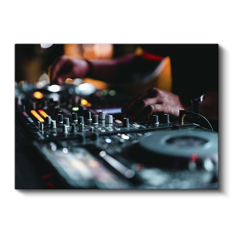 DJ - Profesyonel Mikser Performansı Kanvas Tablo