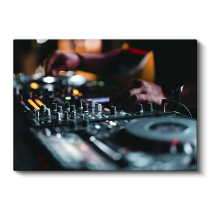 DJ - Profesyonel Mikser Performansı Kanvas Tablo