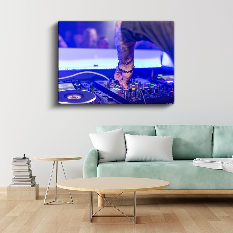 DJ - Müzik Ritmiyle Buluşma Kanvas Tablo