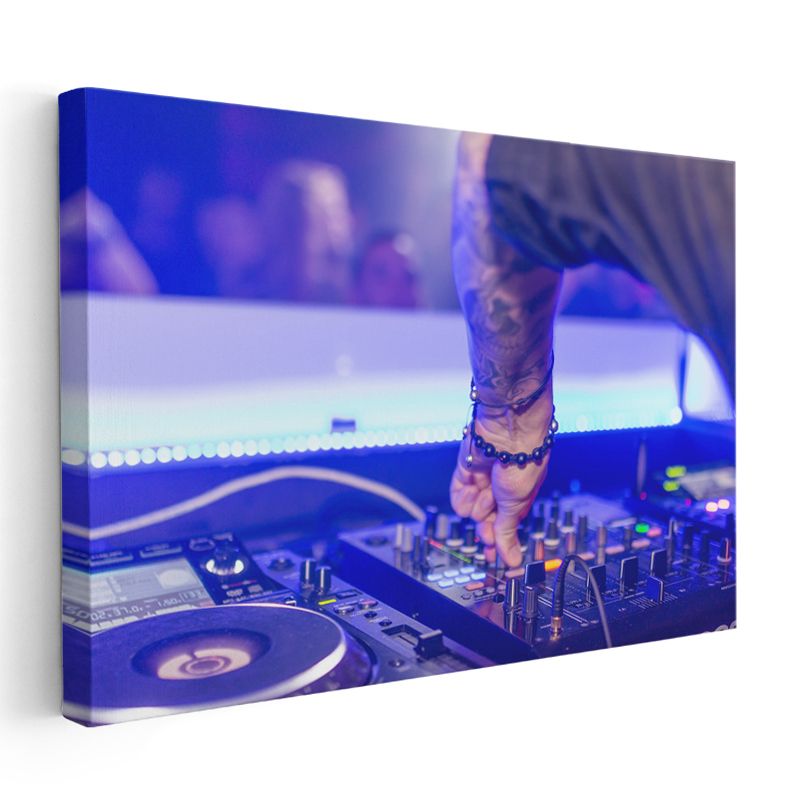 DJ - Müzik Ritmiyle Buluşma Kanvas Tablo