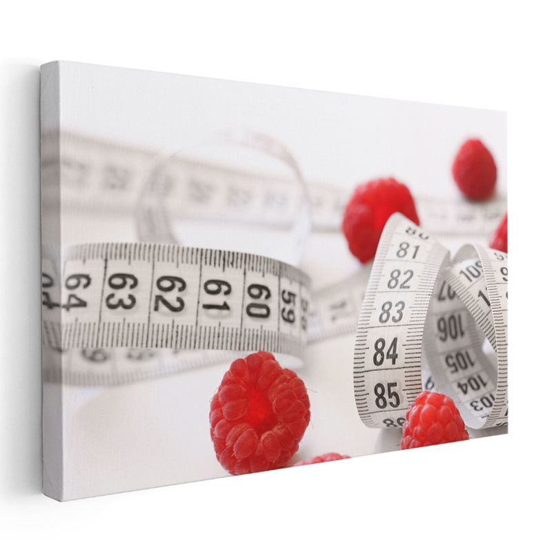 Diyetisyen - Sağlıklı Beslenme Ölçüleri Kanvas Tablo