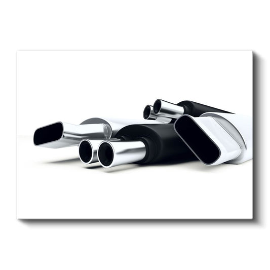 Otomotiv Mühendisi - Egzoz Sistemleri Kanvas Tablo