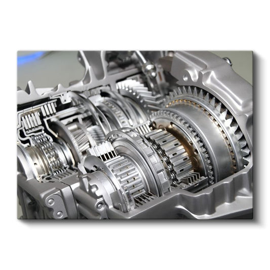 Otomotiv Tamircisi - Şanzıman Dişli Sistemi Kanvas Tablo