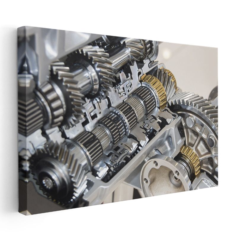 Makine Mühendisi - Şanzıman İç Yapısı Kanvas Tablo