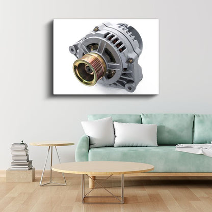 Elektrik Teknisyeni - Alternatör Mekanizması Kanvas Tablo
