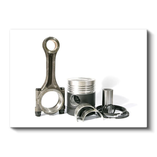 Motor Teknisyeni - Piston ve Biyel Kolu Sistemi Kanvas Tablo