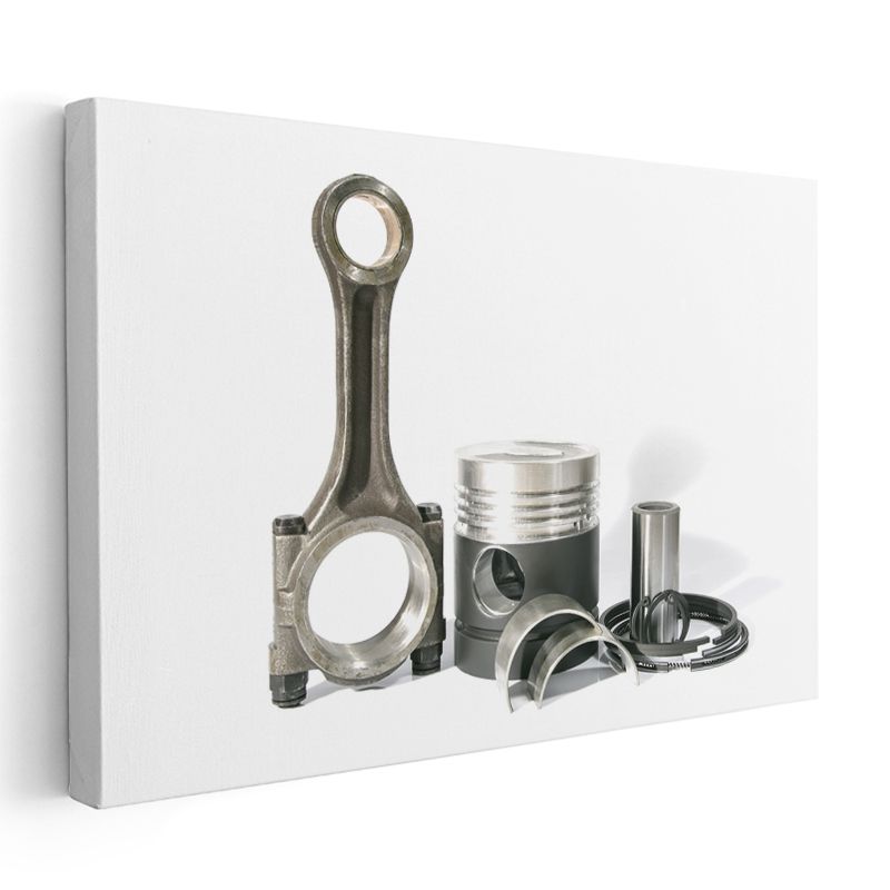 Motor Teknisyeni - Piston ve Biyel Kolu Sistemi Kanvas Tablo