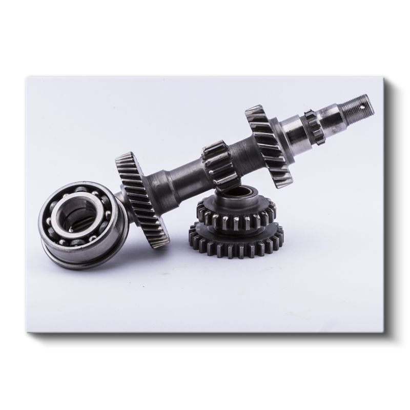 Otomotiv Mühendisi - Şanzıman Mili ve Dişlileri Kanvas Tablo