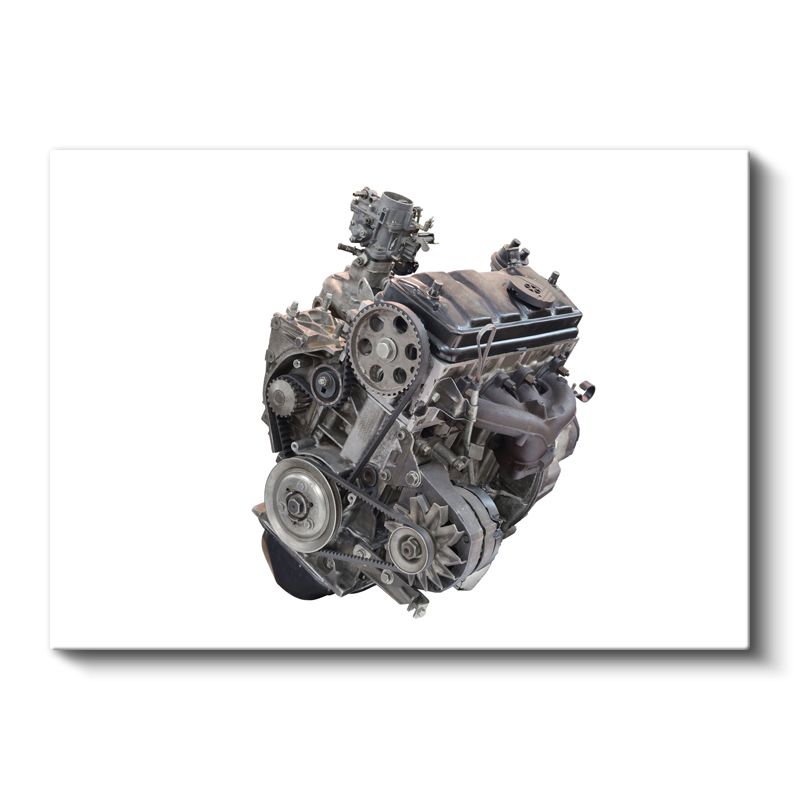 Motor Teknisyeni - Araç Motoru Detayı Kanvas Tablo