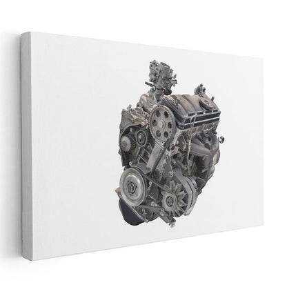 Motor Teknisyeni - Araç Motoru Detayı Kanvas Tablo