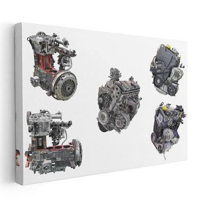 Motor Ustası - Çoklu Motor Sistemleri Kanvas Tablo