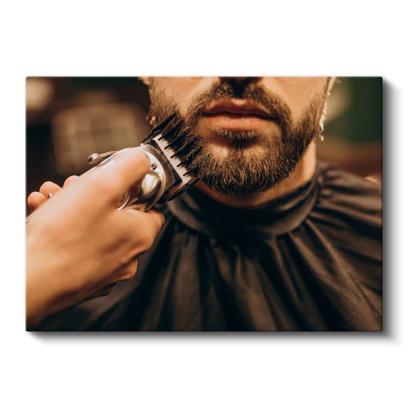 Berber - Sakal Tıraşı Sanatı Kanvas Tablo