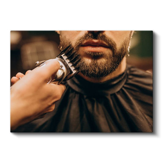 Berber - Sakal Tıraşı Sanatı Kanvas Tablo