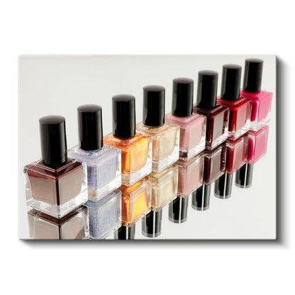 Tırnak Tasarımcısı - Renkli Oje Koleksiyonu Kanvas Tablo