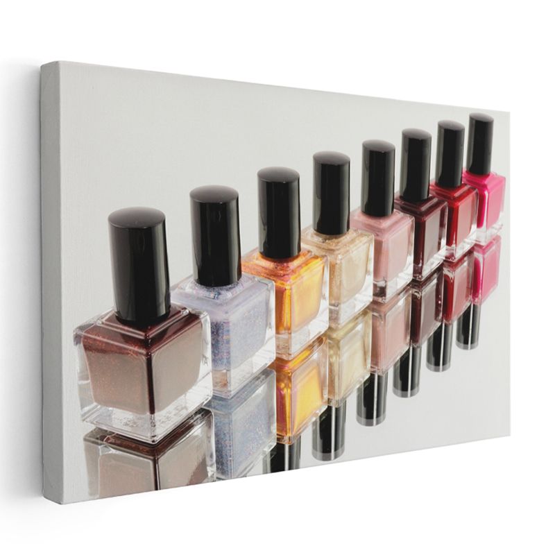 Tırnak Tasarımcısı - Renkli Oje Koleksiyonu Kanvas Tablo