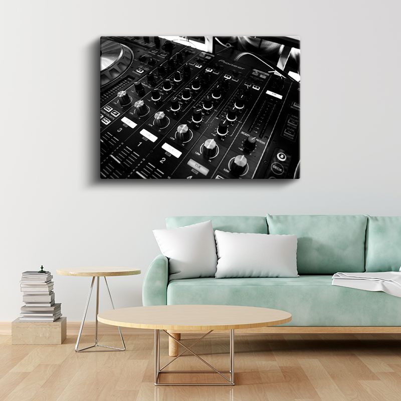 DJ - Profesyonel Miksaj Konsolu Kanvas Tablo