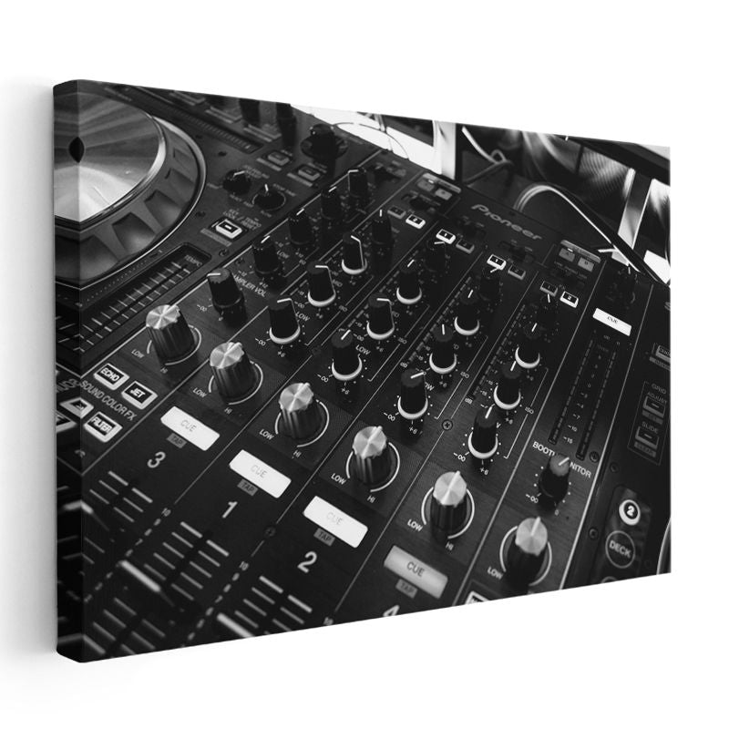 DJ - Profesyonel Miksaj Konsolu Kanvas Tablo
