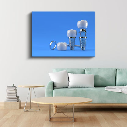 Diş Hekimi - Modern İmplant Cerrahisi ve Rehabilitasyon Kanvas Tablo