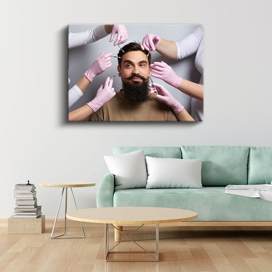 Estetisyen - Yüz Bakım Uygulamaları Kanvas Tablo