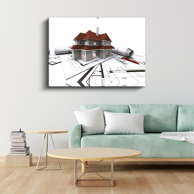 İnşaat Mühendisi - Yapı Projelendirme Süreci Kanvas Tablo