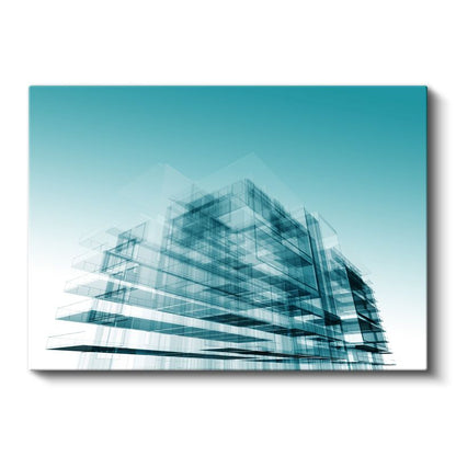 Mimar - Çağdaş Bina Konsepti ve Mimari Vizyon Kanvas Tablo