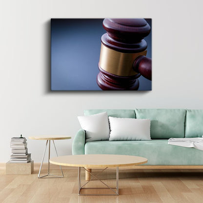 Hakim - Adalet Çekici Kanvas Tablo