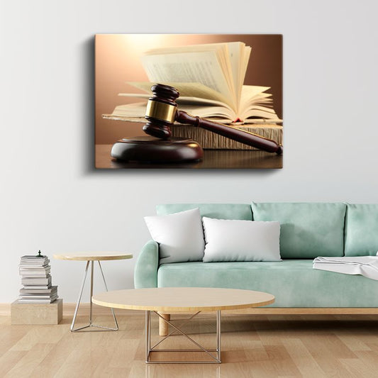 Hakim - Hukuk ve Bilgelik Kanvas Tablo
