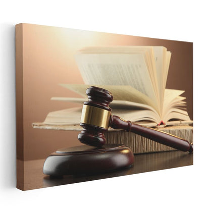 Hakim - Hukuk ve Bilgelik Kanvas Tablo