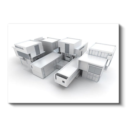 Mimar - Modern Yapı Konsepti Kanvas Tablo