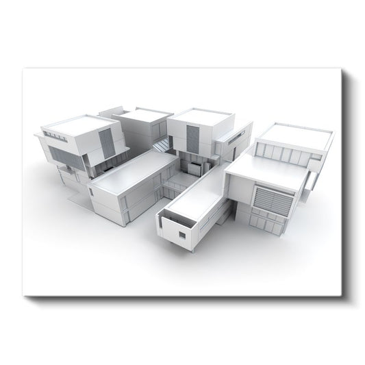 Mimar - Modern Yapı Konsepti Kanvas Tablo