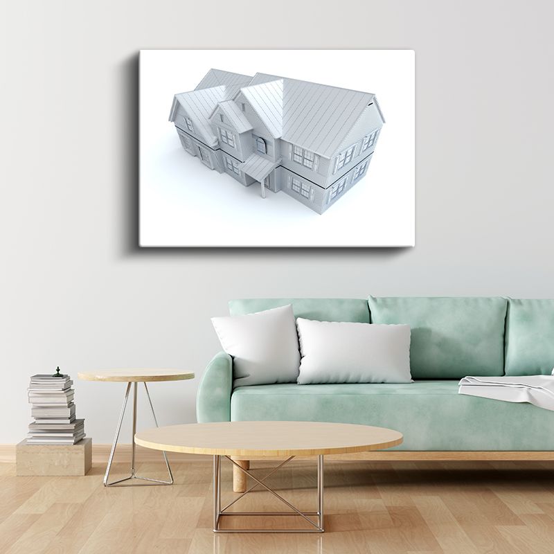 Mimar - Villa Tasarım Projesi Kanvas Tablo