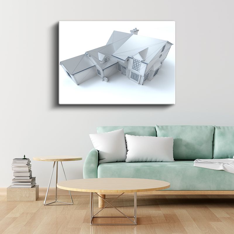 Mimar - Lüks Konut Projesi Kanvas Tablo