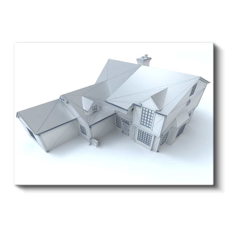 Mimar - Lüks Konut Projesi Kanvas Tablo