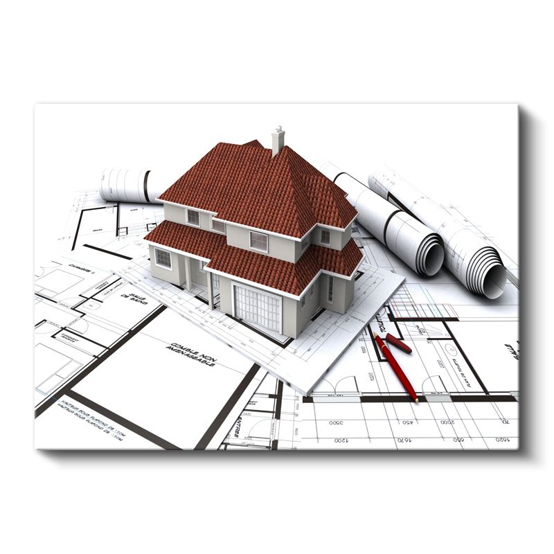 İnşaat Mühendisi - Yapı Projelendirme Süreci Kanvas Tablo