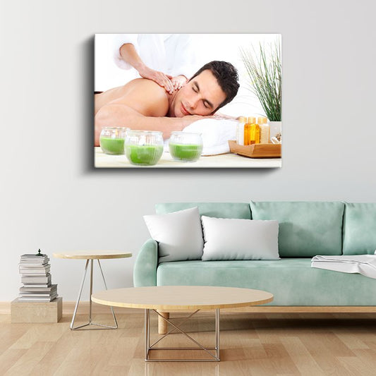 Masör - Profesyonel Terapi Seansı Kanvas Tablo