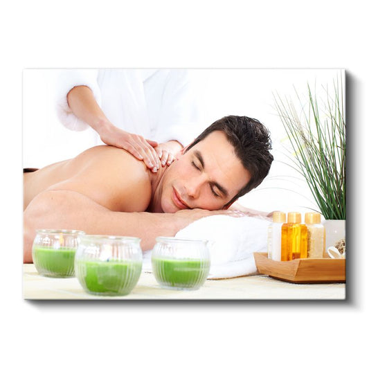 Masör - Profesyonel Terapi Seansı Kanvas Tablo