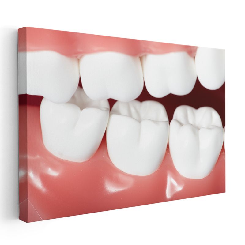 Diş Hekimi - Sağlıklı Gülüşler Kanvas Tablo