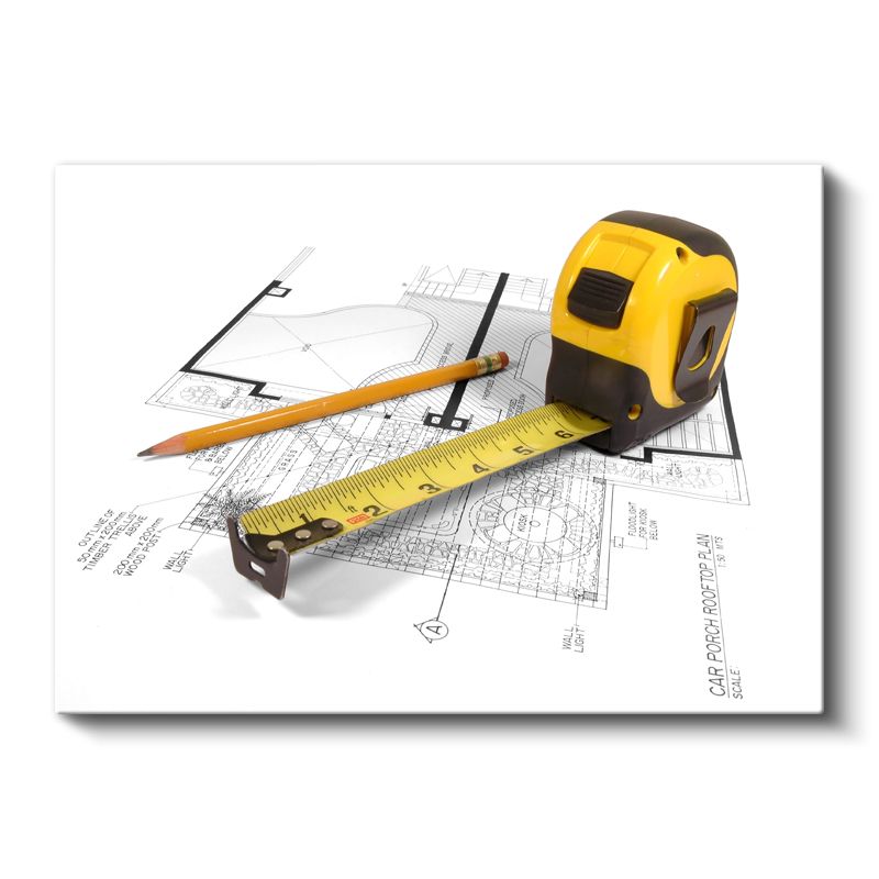 İnşaat Mühendisi - Proje Planlama ve Ölçüm Kanvas Tablo