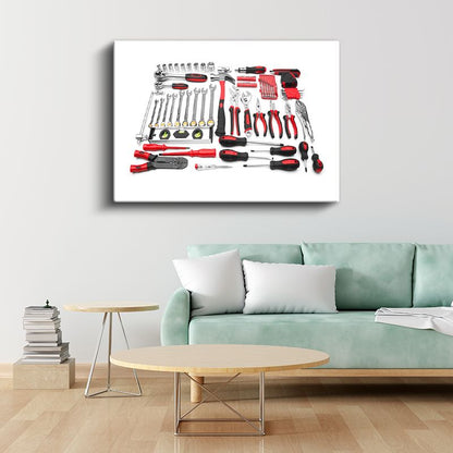 Teknisyen - Profesyonel El Aletleri Seti Kanvas Tablo