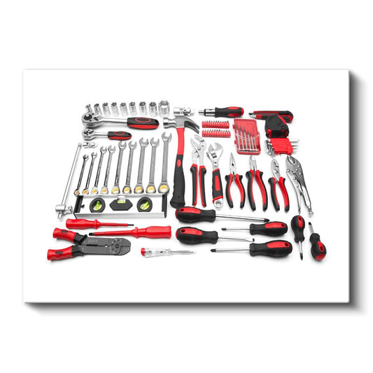 Teknisyen - Profesyonel El Aletleri Seti Kanvas Tablo