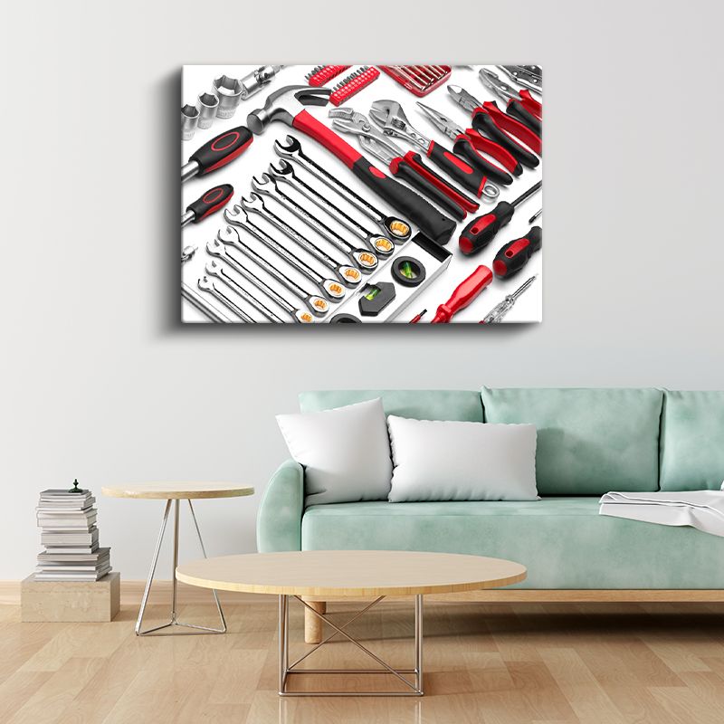 Tamirci - Hassas Tamir Ekipmanları Kanvas Tablo