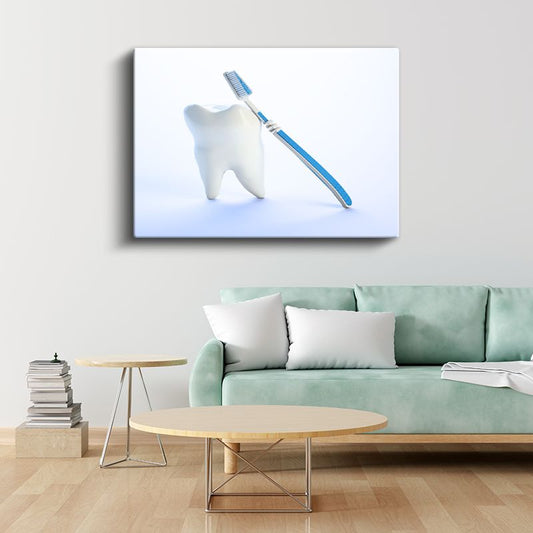 Diş Hekimi - Diş Sağlığı ve Bakım Kanvas Tablo