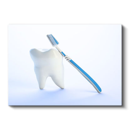 Diş Hekimi - Diş Sağlığı ve Bakım Kanvas Tablo